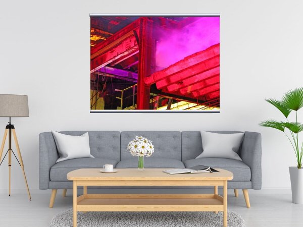 Неоновое панно на стену