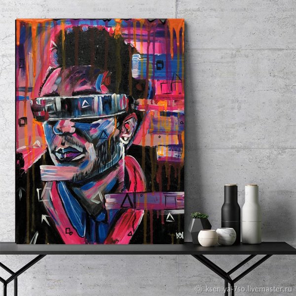 Арт квадрат неон Уфа