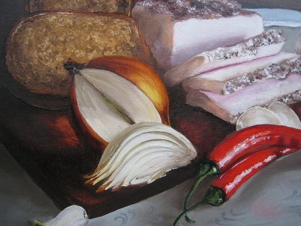 Реалистичные натюрморты маслом