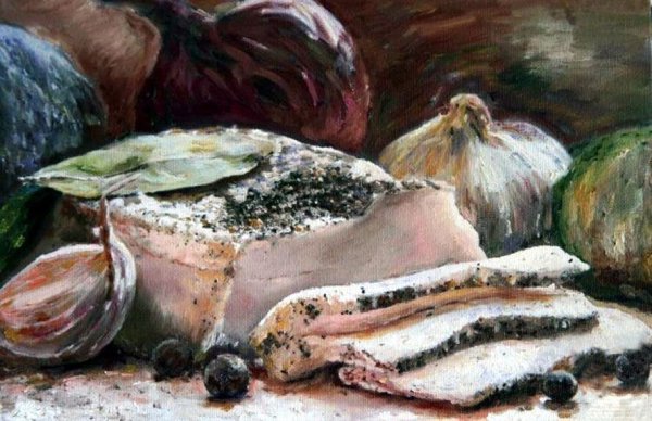 Сало в картинах художников