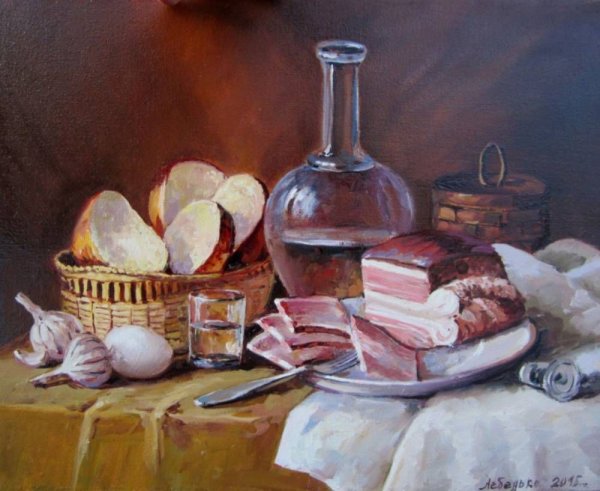 Художник Лебедько натюрморт
