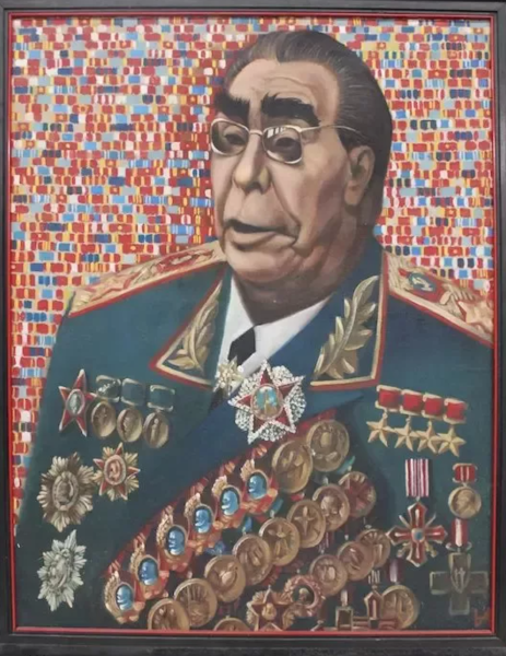 Леонид Брежнев в живописи