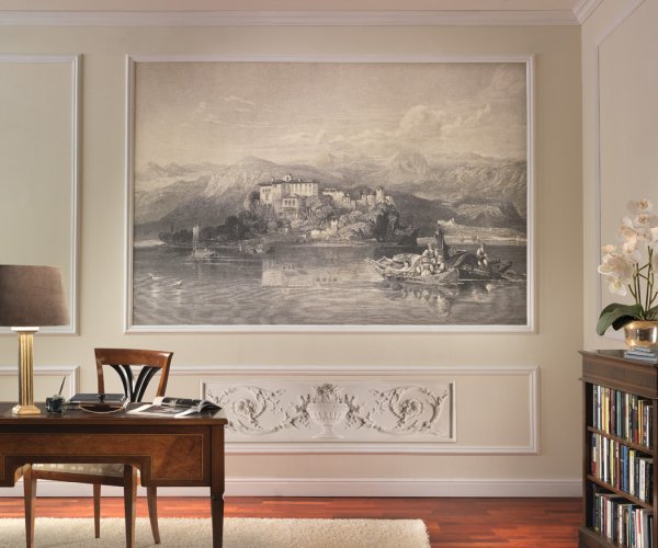 Фреска в современном интерьере