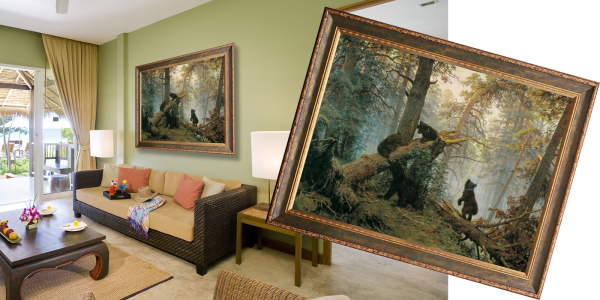 Репродукции в интерьере