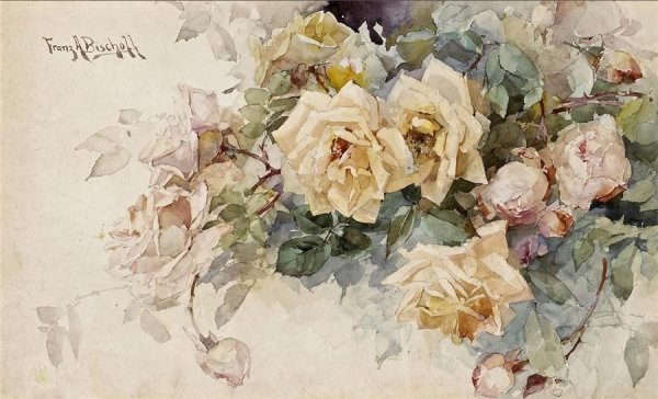 Franz a. Bischoff акварель