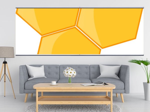 Шестиугольный холст на подрамнике