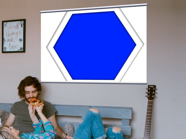 Шестиугольный холст