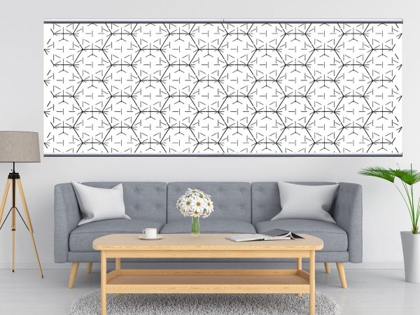 Печать на шестиугольном холсте