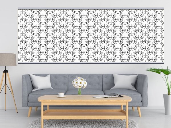 Печать на шестиугольном холсте