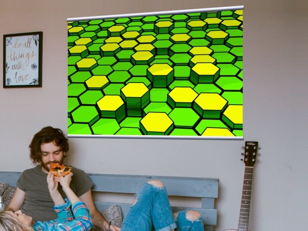 Печать на круглом холсте