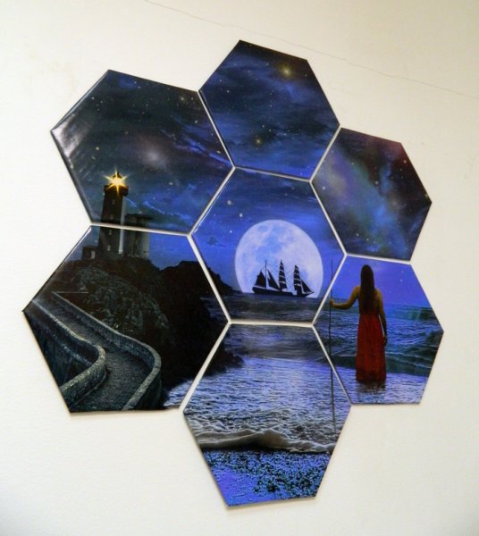 Гексагон паттерн 3d