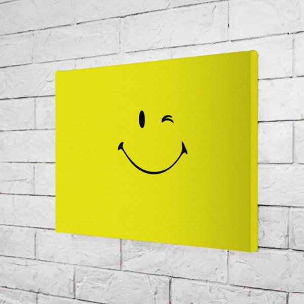 Смайлики картина на холсте