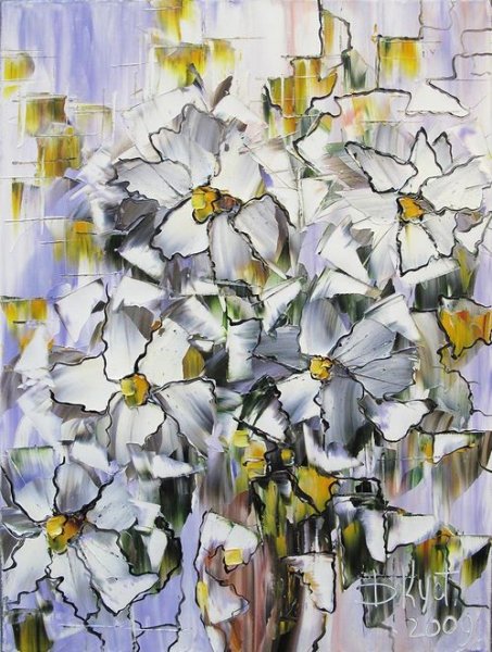 Дмитрий Кустанович картины мастихином