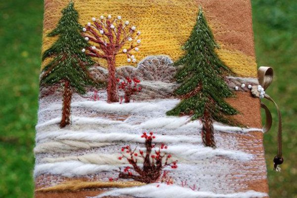 Необычная вышивка