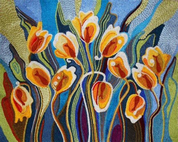 Стрекоза ниткография