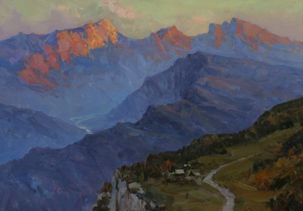 Бабич художник картины горы