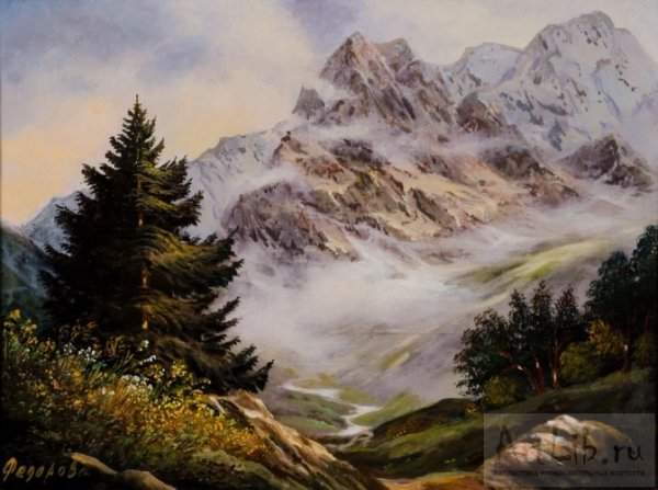 Пейзаж горы Шилов Кавказ