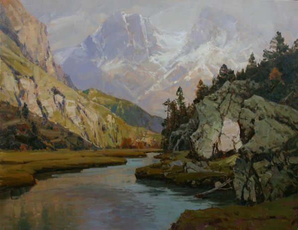 Живопись горы Александр Бабич