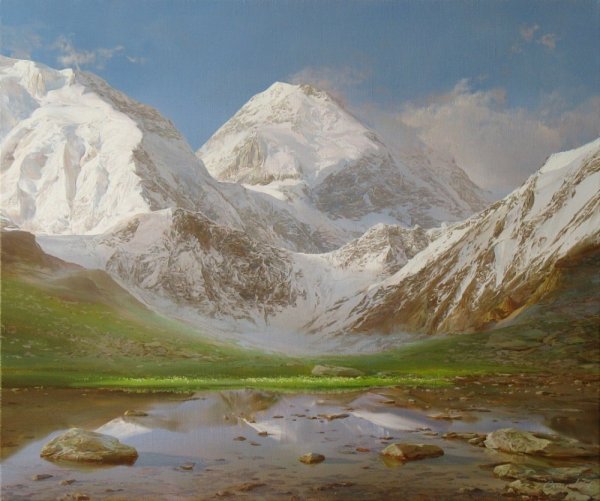 Картины художник Айдемир Саидов горы