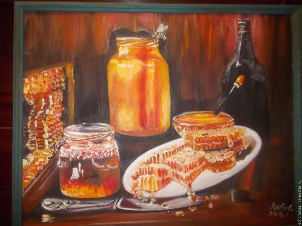Мед на картинах художников
