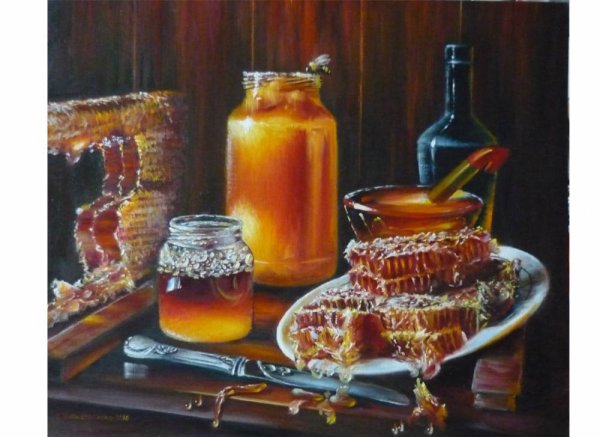 Картины из меда