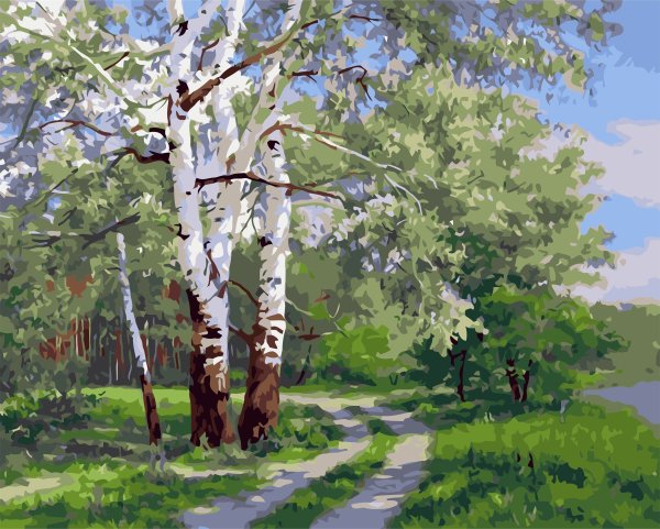 Художник Кириченко Геннадий березы