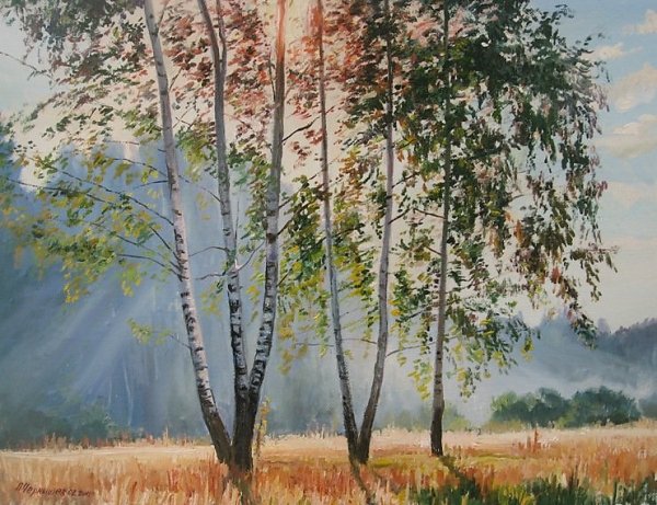 Роща живопись Грабарь масло