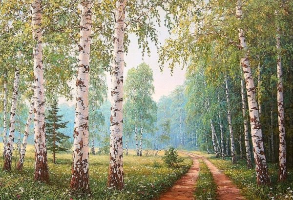 Лесной пейзаж Сергей Минаев