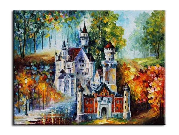 Картины Афремова замок