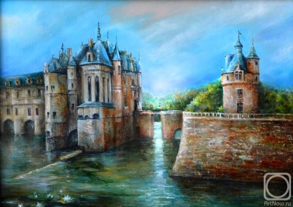 Замок Шенонсо картина