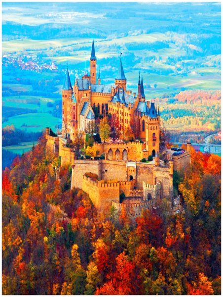 Картина по номерам замок