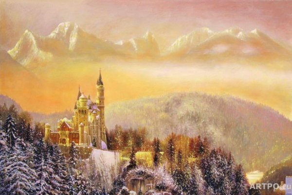 Зимний замок картина