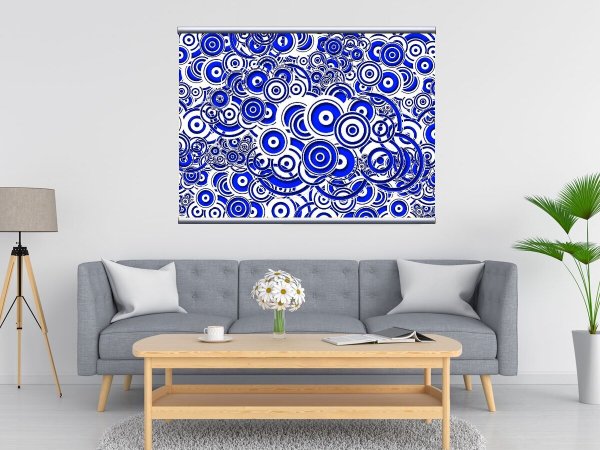 Картина абстракция круги