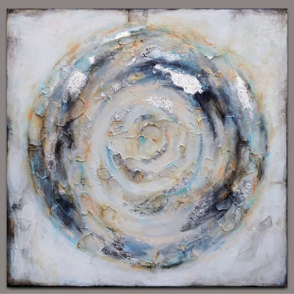 Круглые картины акрилом