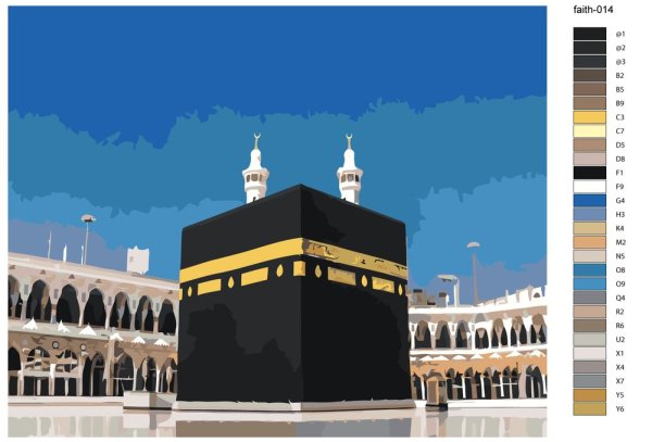 Абстракции мечети живописи