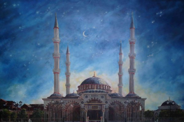 Джума Джами мечеть Евпатория живопись