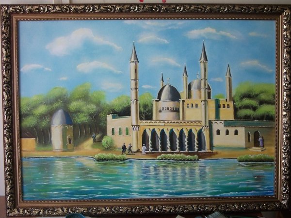 Мечеть акварелью