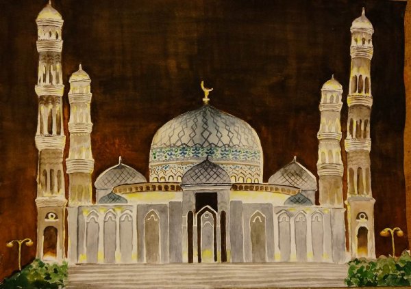 Джума Джами мечеть Евпатория живопись
