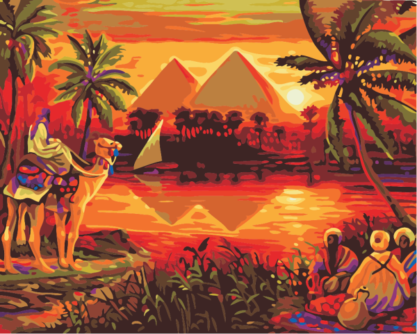 Пейзаж на египетскую тему