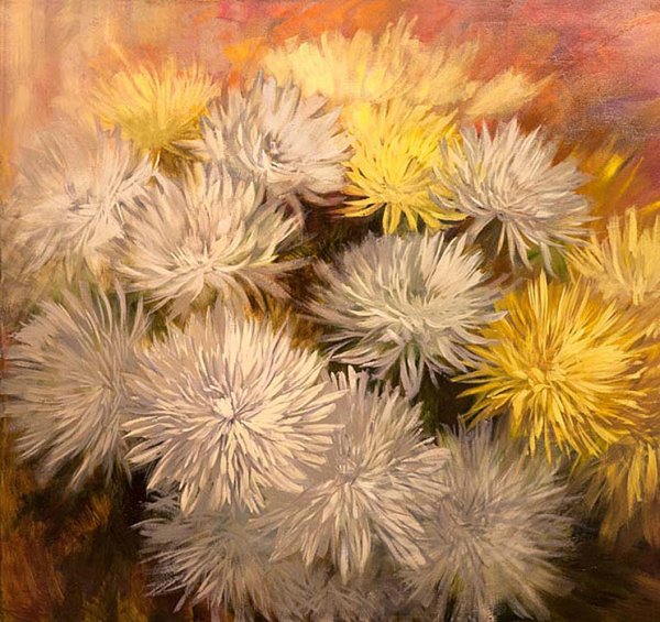 Импрессионисты цветы хризантемы