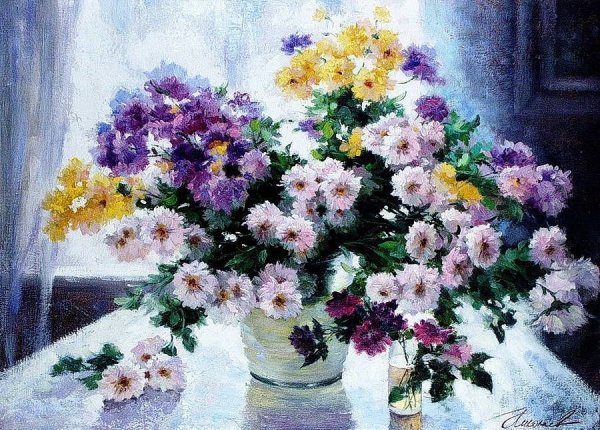 Юрий Николаев хризантемы