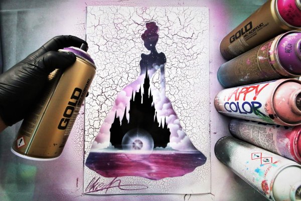 Рисование аэрозольными баллончиками