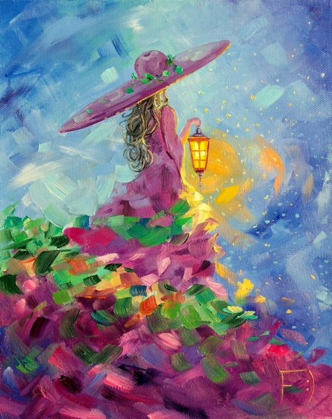 Картины Аннет Логиновой любовь