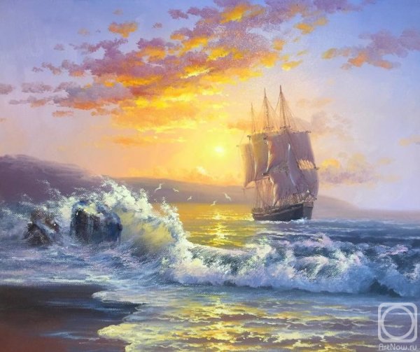 Рассвет живопись