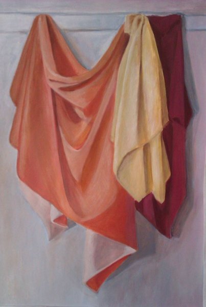 Академическая живопись акварель драпировка