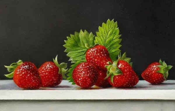 Клубника маслом