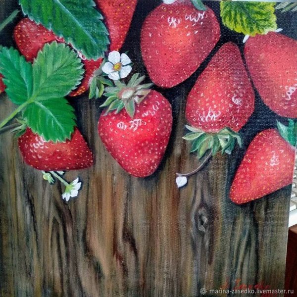 Клубника маслом