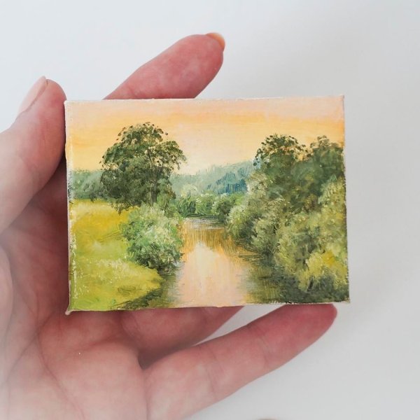 Живописные миниатюры Дины Бродски