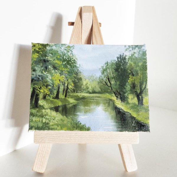 Мини-картина на мольберте