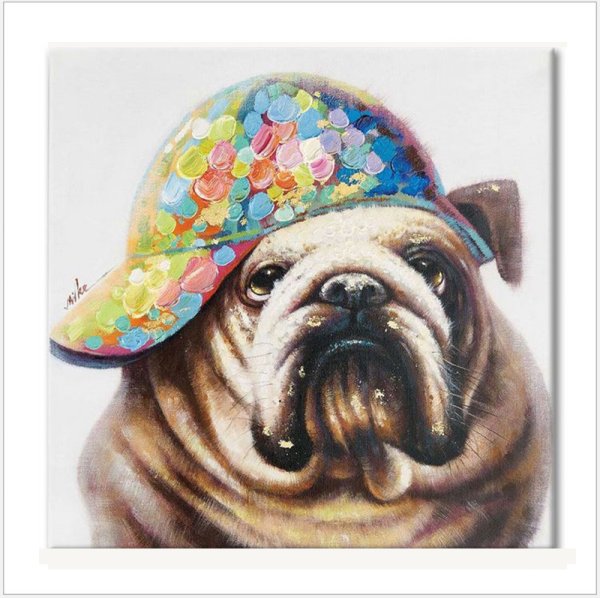 Мопс из за двери